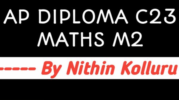 C23 MATHS M2